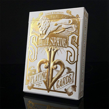 Baraja Split Spades Gold MetalLuxe - David Blaine