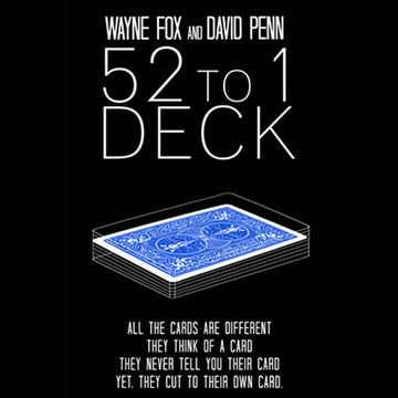 Baraja 52 a 1 (Azul) - Wayne Fox & David Penn