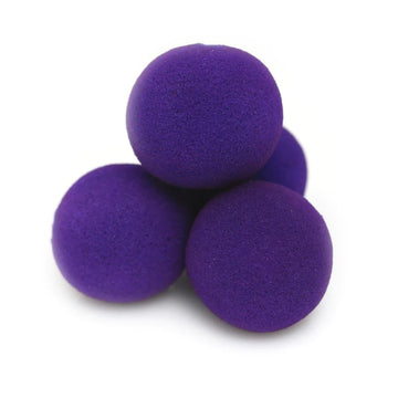 Bolas de esponja 2" Clásicas (x4) - Morado
