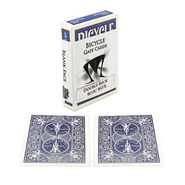 Cartes Bicycle Magic Gaff - Dos Rouge, Face Blanche - Pour Tours De Magie Et Effets Visuels