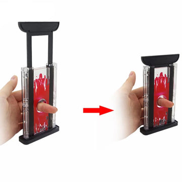 Guillotina transparente para dedo - con Seguro