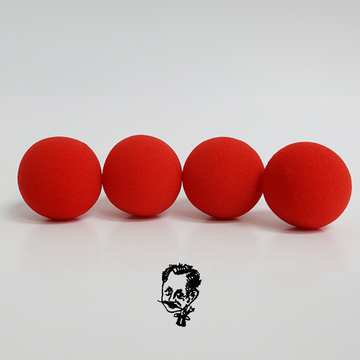 Bolas de esponja 2" PRO (x4) - Rojo