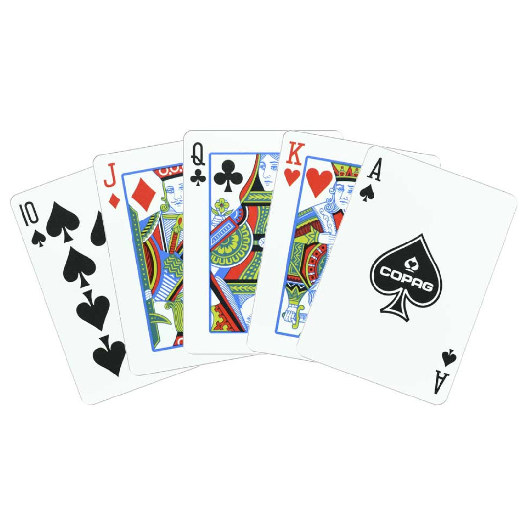 Carte Da Poker Copag 1546, Rosse E Blu, Indice Regolare, Nuove, UPC 831705006024 - Foto 1