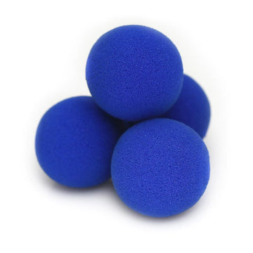 Bolas de esponja 2" Clásicas (x4) - Azul
