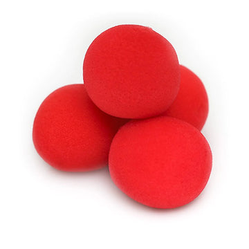 Bolas de esponja 2" Clásicas (x4) - Rojo