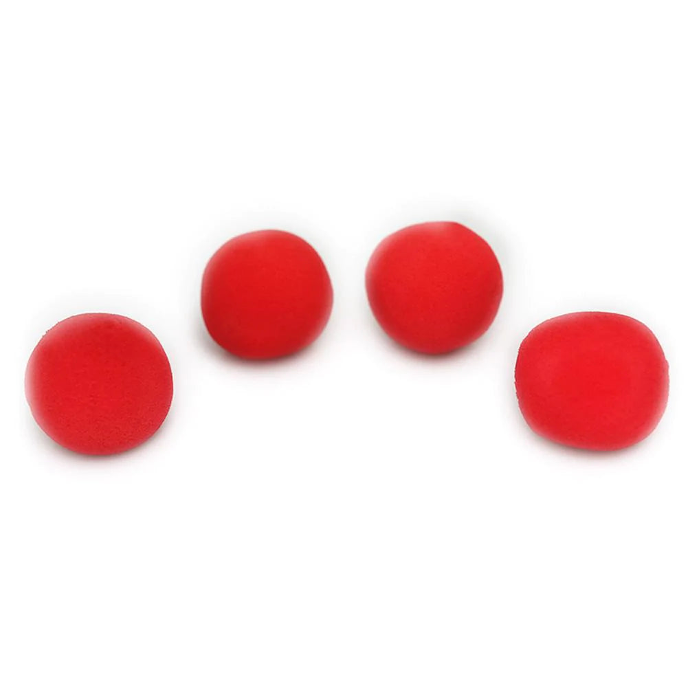 Bolas de esponja 2" Clásicas (x4) - Rojo