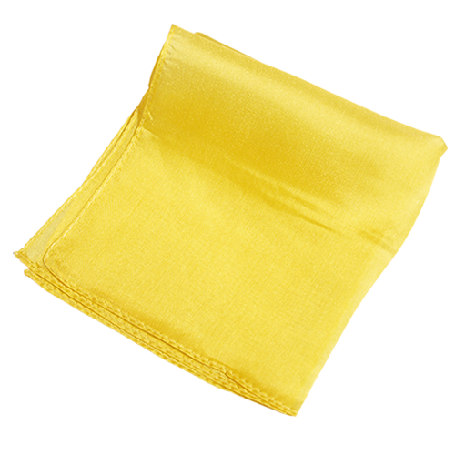 Pañuelo de seda 23cm - Amarillo