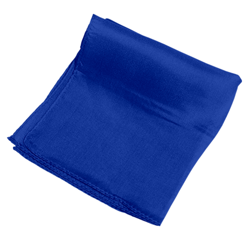 Pañuelo de seda 23cm - Azul
