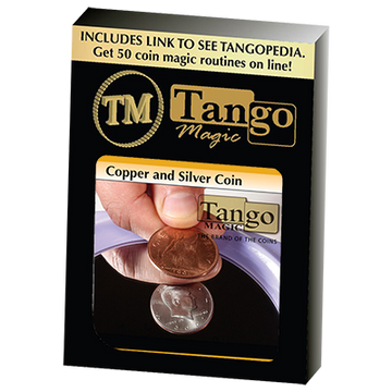 Moneda cobre y plata por tango