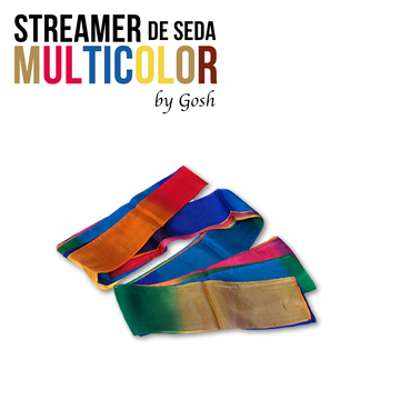 Streamer de seda - Multicolor 10cm x 9.1m
