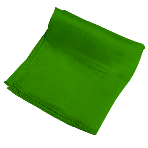Pañuelo de seda 23cm - Verde