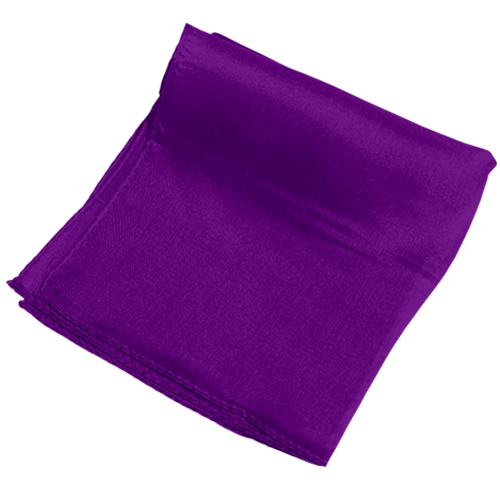 Pañuelo de seda 23cm- Violeta
